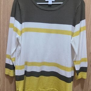 Liz Claiborne Olive Green Sweater